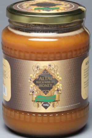 YumPeak® Altai 2lb Buckwheat Raw Honey